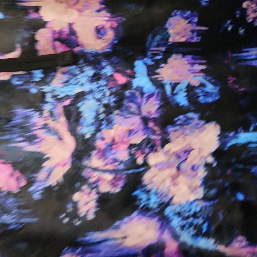 Floral Print Women's Hoodie - Picture 5 of 12